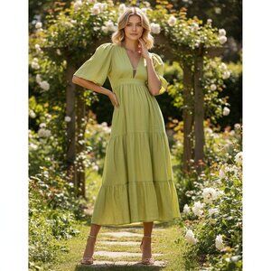 NWT Lusana Brooklyn Linen Dress